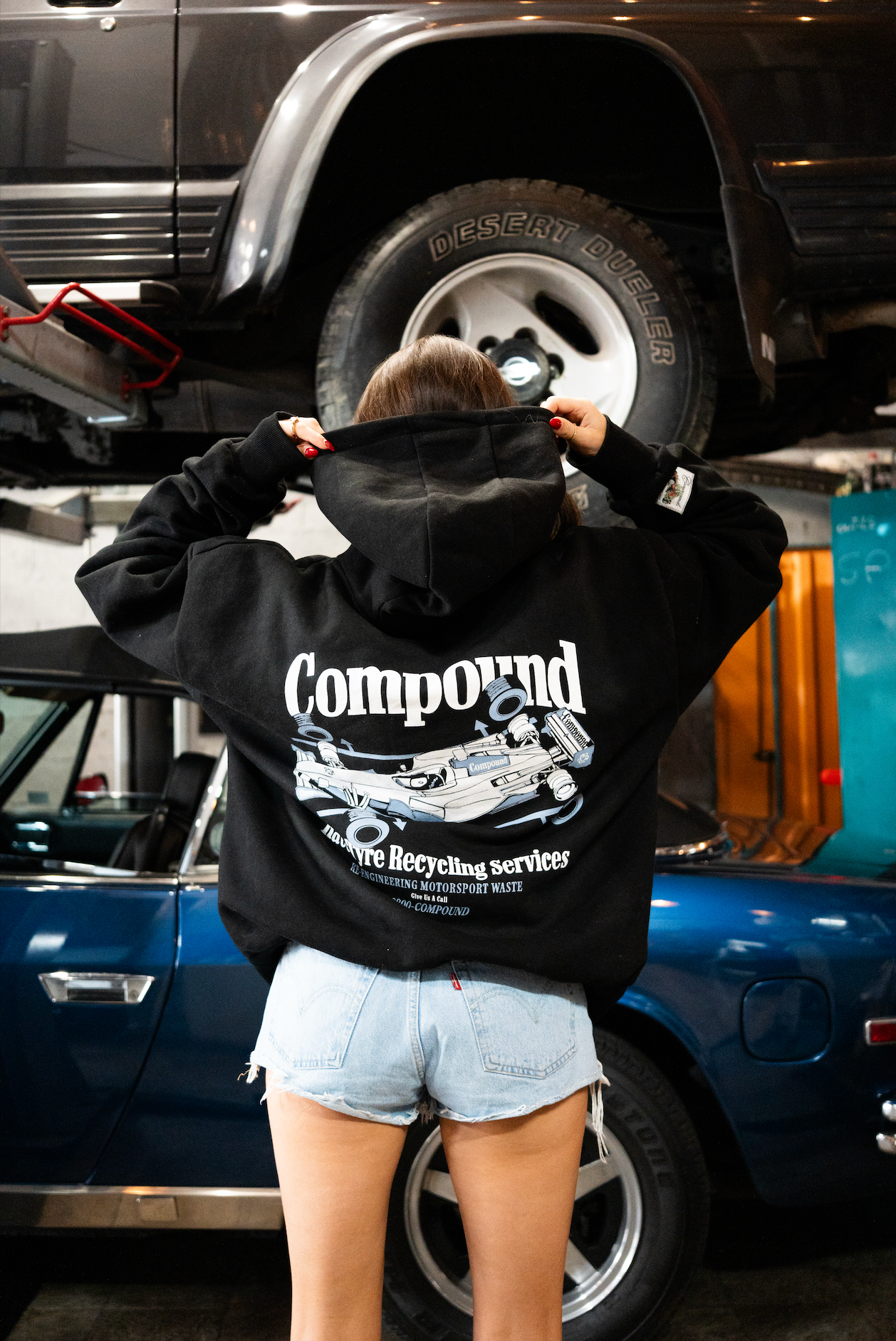 Recycling Services Hoodie - Black