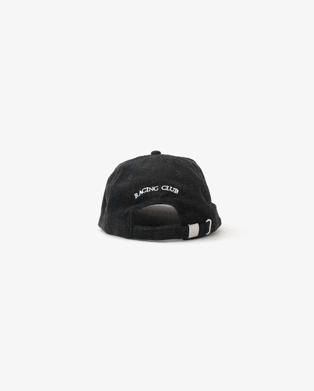 Racing Club Cord Cap - Black