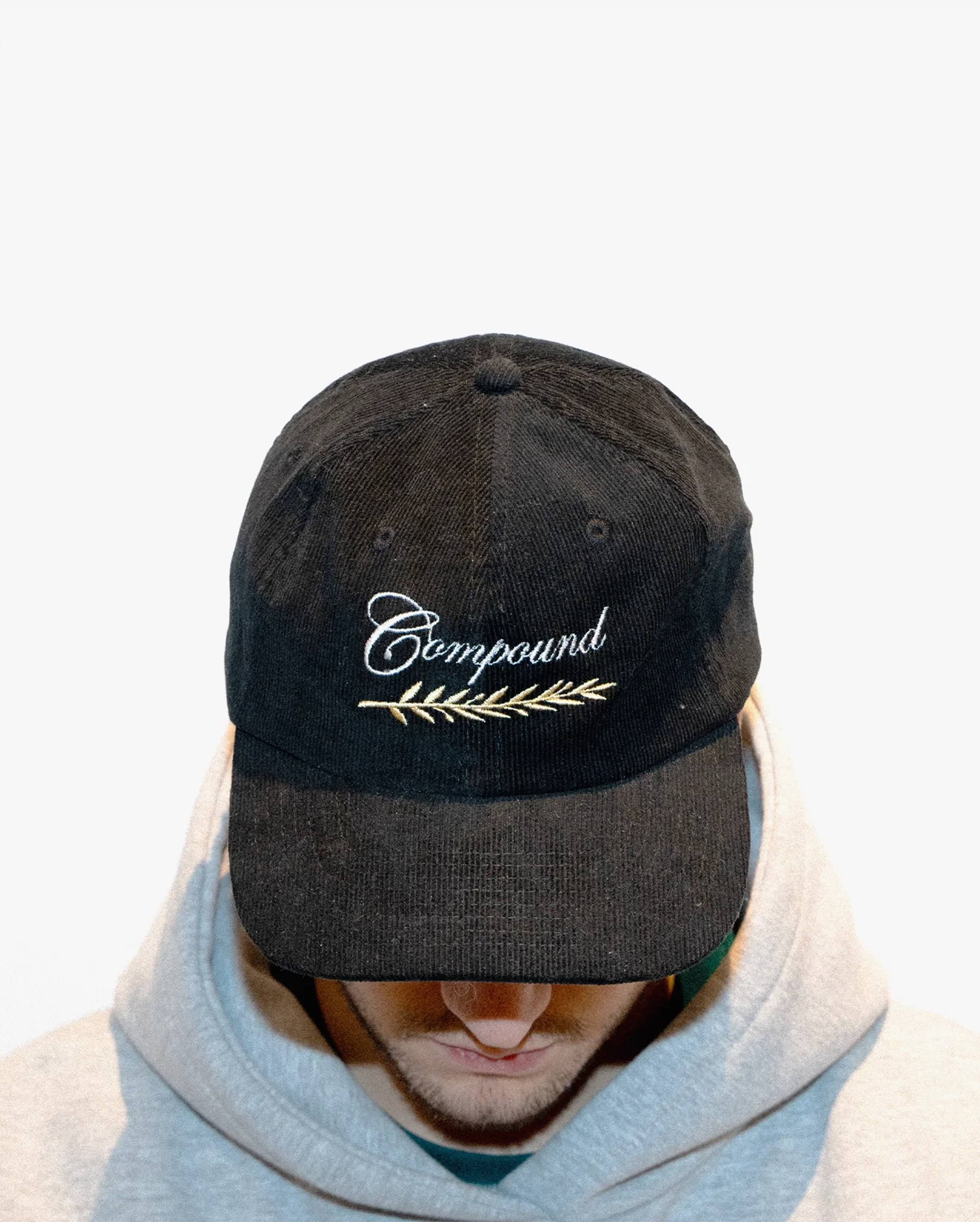 Racing Club Cord Cap - Black