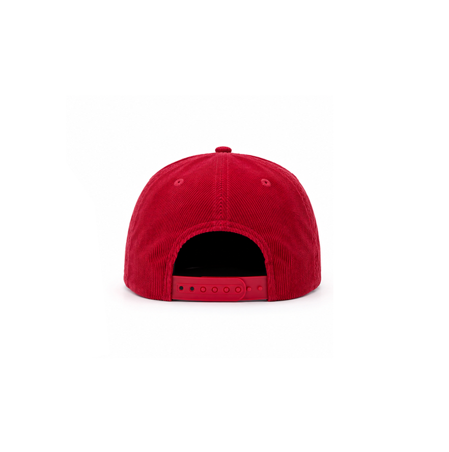 Heritage Cord Cap - Deep Red