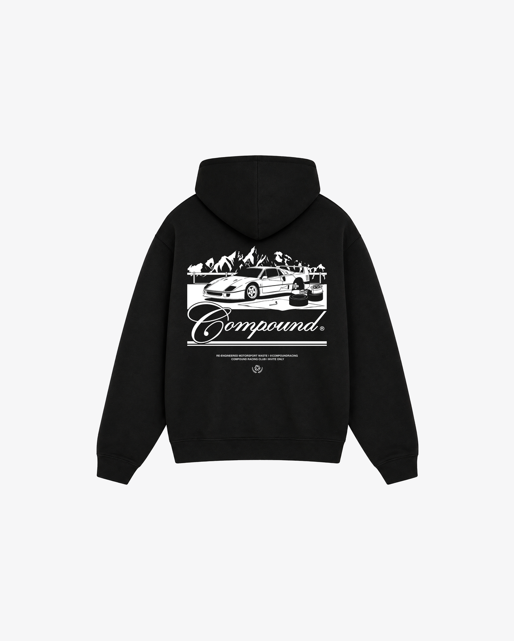 Alpine Adventures Hoodie - Black