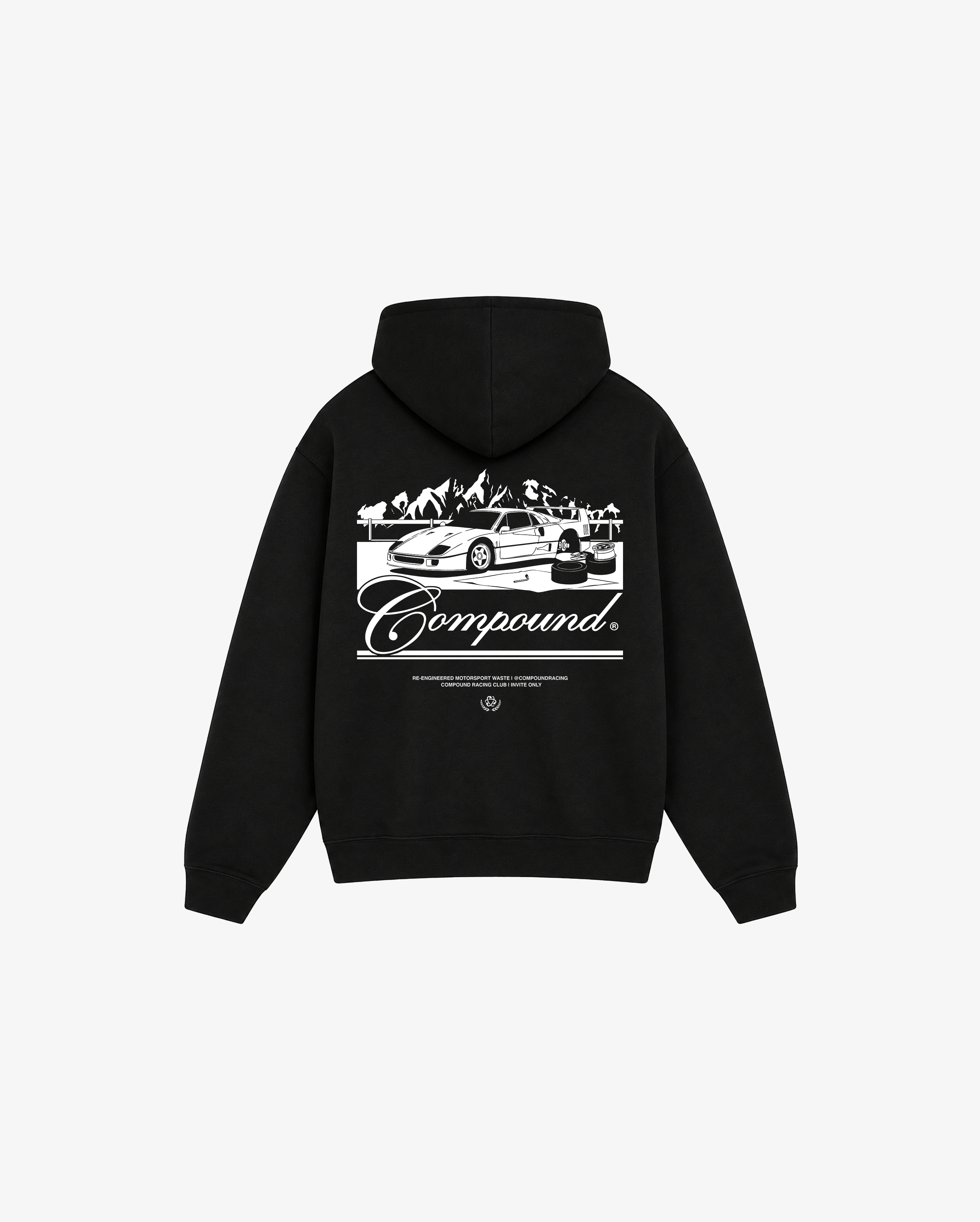 Alpine Adventures Hoodie - Black