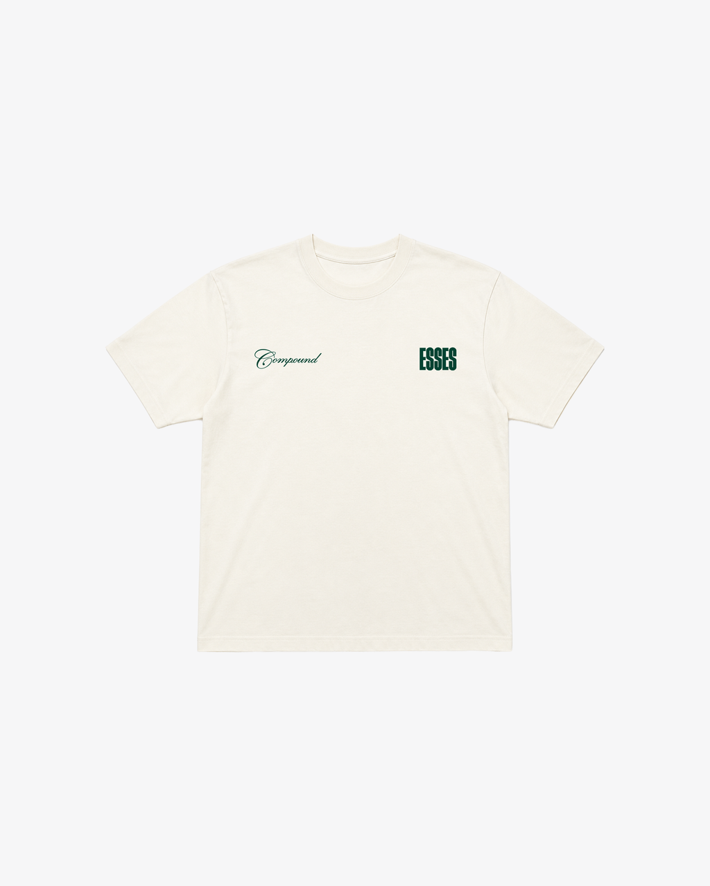 Compound x Esses London Design District Collaboration T-Shirt - Off White