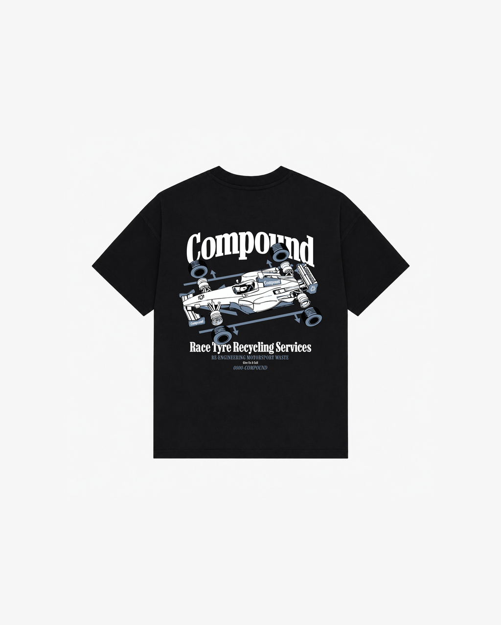 Recycling Services T Shirt - Black