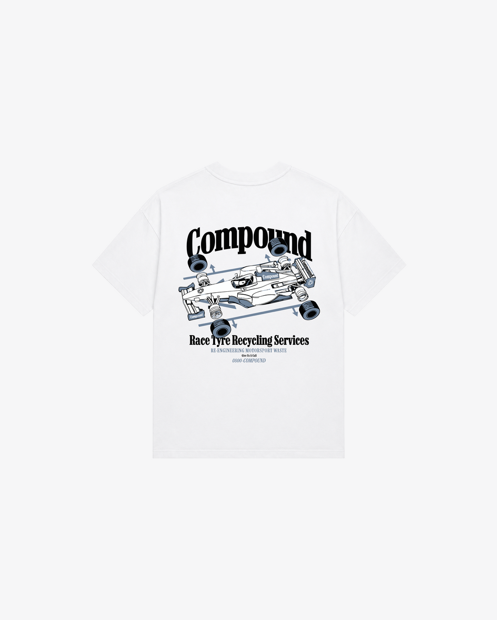 Recycling Services T Shirt - White